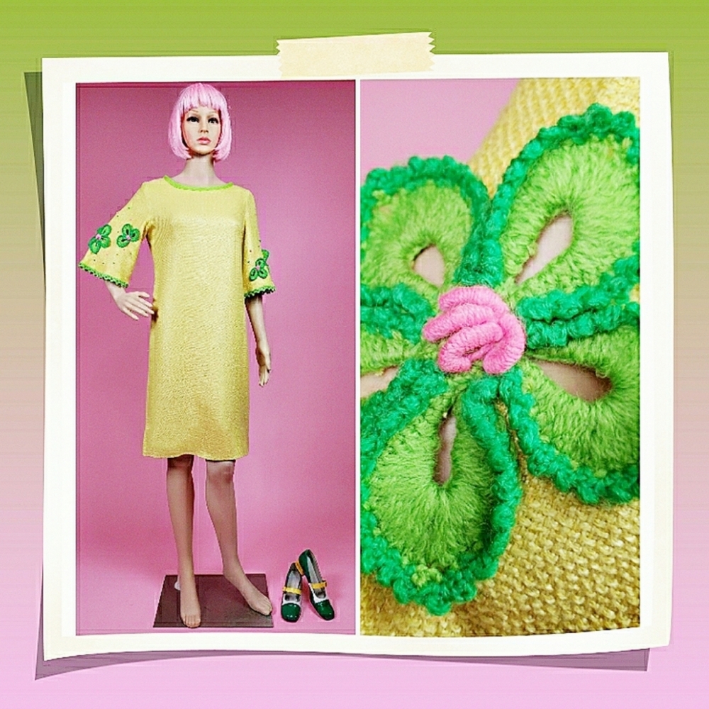 SOLD Vintage Phil Rose dress - Picture 1 of 15
